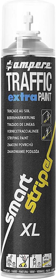 Ampere Pintura de señalización Traffic extra Paint® XL, contenido 750 ml, UE 6 botes, blanco