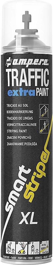 Ampere Pintura de señalización Traffic extra Paint® XL, contenido 750 ml, UE 6 botes, gris