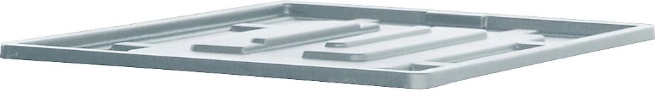 CEMO Tapa para caja de recogida de baterías usadas, L x A 1215 x 1015 mm, gris