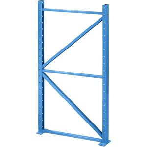 LISTA Marco soporte, profundidad 1260 mm, altura 2000 mm, azul luminoso