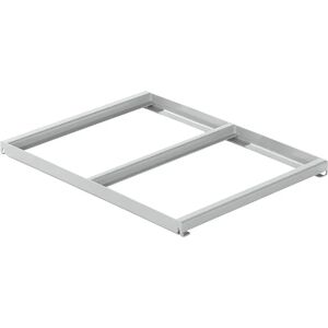 LISTA Bastidor fijo, A x P 890 x 1260 mm, carga por balda 800 kg, gris luminoso