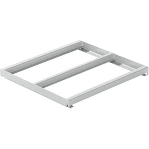 LISTA Bastidor fijo, A x P 1290 x 1260 mm, carga por balda 800 kg, gris luminoso