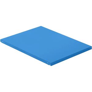 LISTA Balda superior de chapa de acero, A x P 890 x 1260 mm, carga por balda 100 kg, azul luminoso