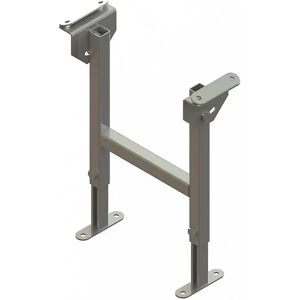 Gura Soporte doble, galvanizado, anchura de vía 200 mm, margen de ajuste 380 - 580 mm