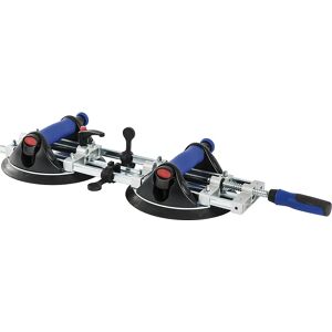 Bohle Tensor de tableros VERIBOR®, cuerpo de plástico de 2 ventosas con elevadores de ventosa de bombeo, Ø del disco 214 mm, a partir de 1 unid.