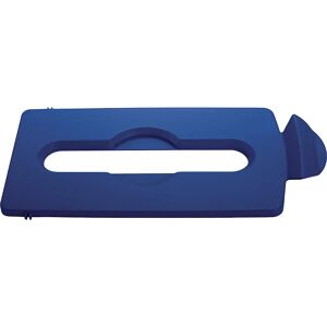 Rubbermaid Elemento de tapa, ranura de introducción, azul