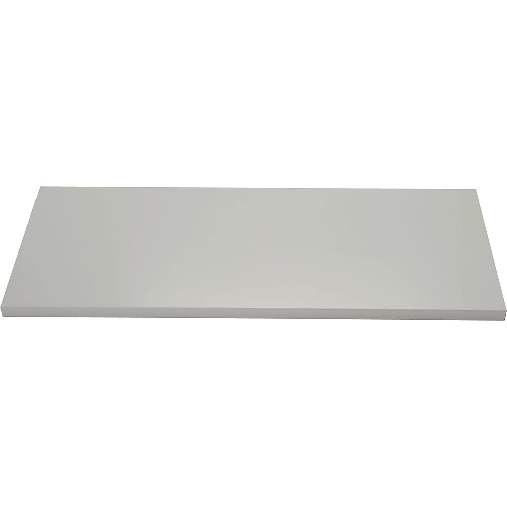 BISLEY Balda con dispositivo de enganche lateral, para A x P 600 x 400 mm, gris luminoso