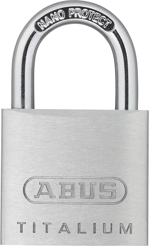 ABUS Candado de cilindro, 64TI/30 Lock-Tag, UE 12 unid., plateado