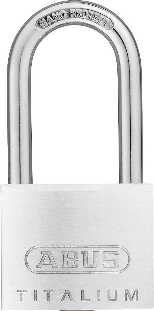 ABUS Candado de cilindro, 64TI/40HB40, UE 3 unid., plateado