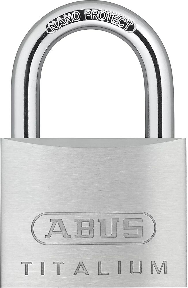 ABUS Candado de cilindro, 64TI/50, UE 6 unid., plateado