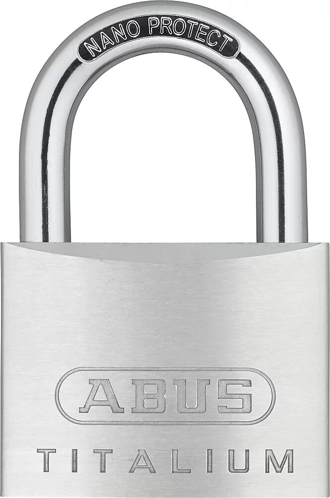 ABUS Candado de cilindro, 64TI/60 Lock-Tag, UE 6 unid., plateado