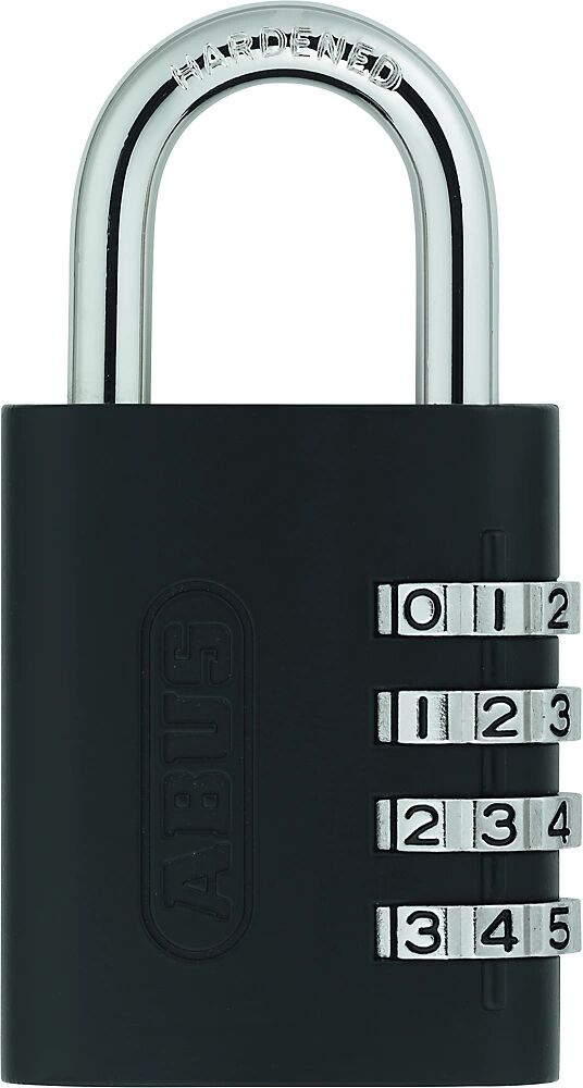 ABUS Cerradura de combinación numérica, 158KC/45 AP050, UE 12 unid., negro