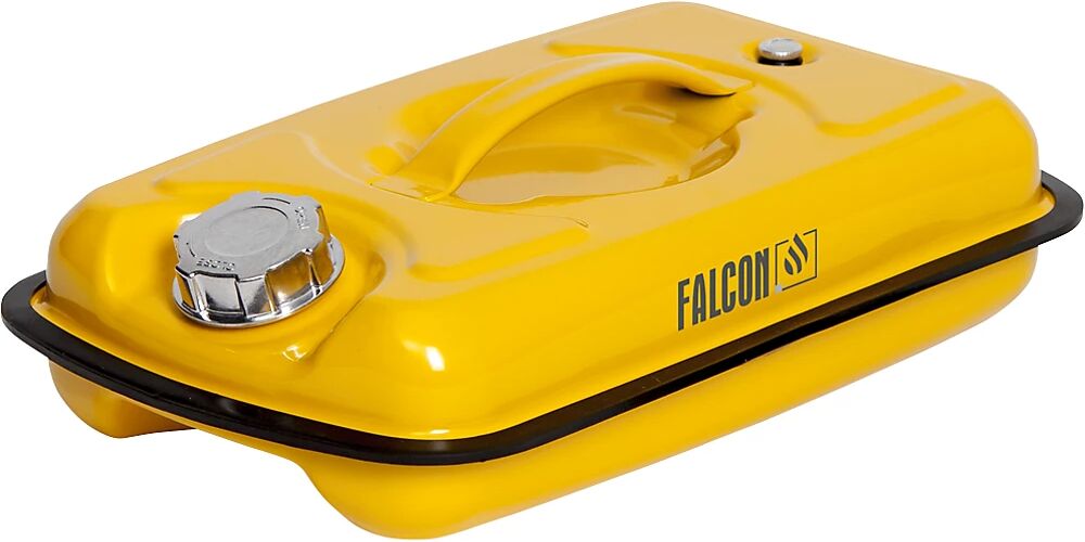 Falcon Bidón plano de seguridad con tapa roscada, chapa de acero, capacidad 5 l, a partir de 5 unid.