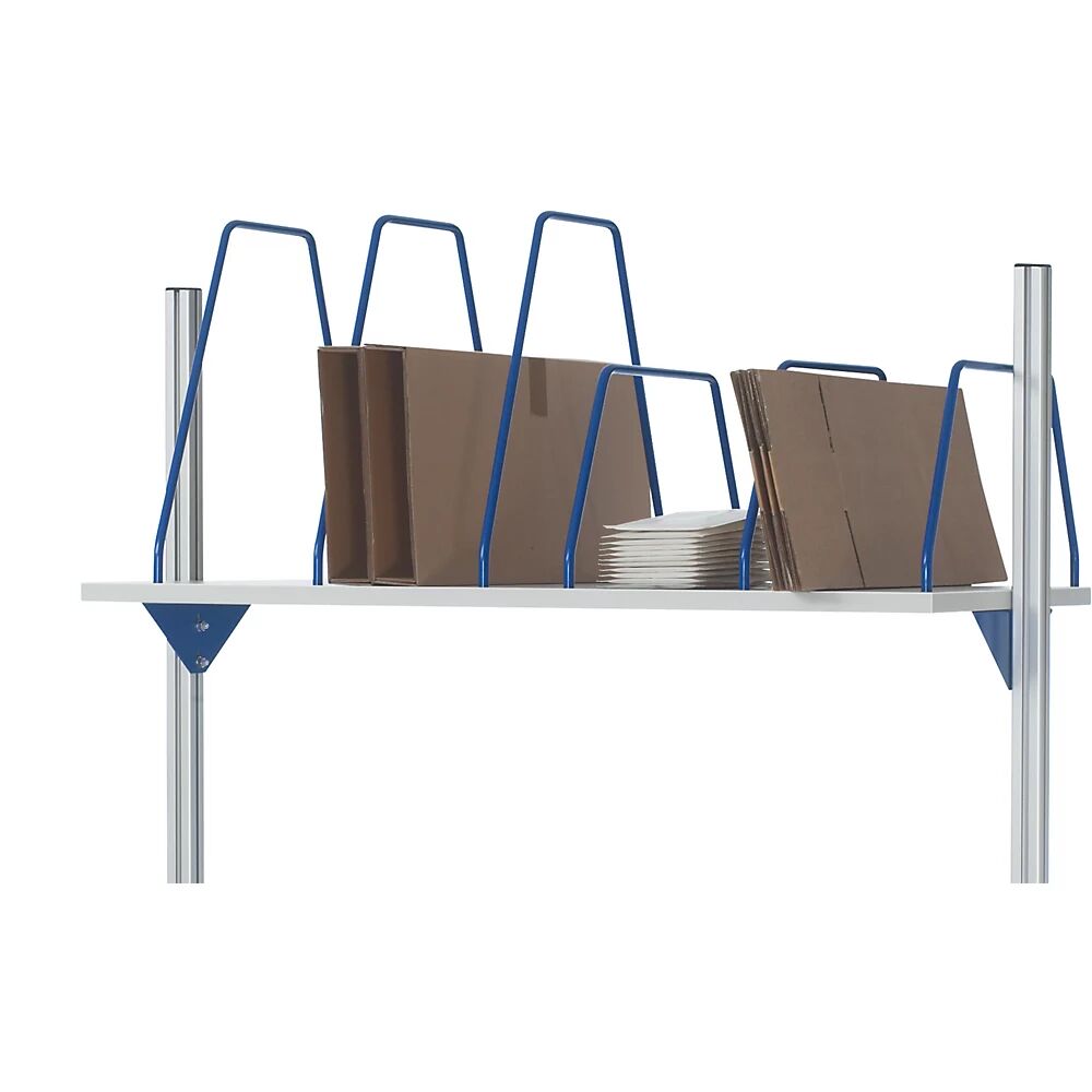 RAU Almacenamiento de cartones, para módulos superiores modulares en mesas y bancos de trabajo, para anchura de módulo de 1250 mm