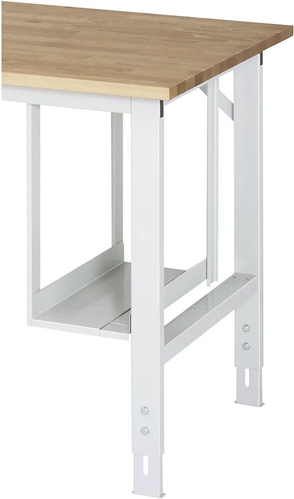 RAU Soporte para CPU, anchura regulable entre 150 y 230 mm, gris luminoso