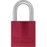 ABUS Candado, aluminio, 72/40, UE 6 unid., rojo