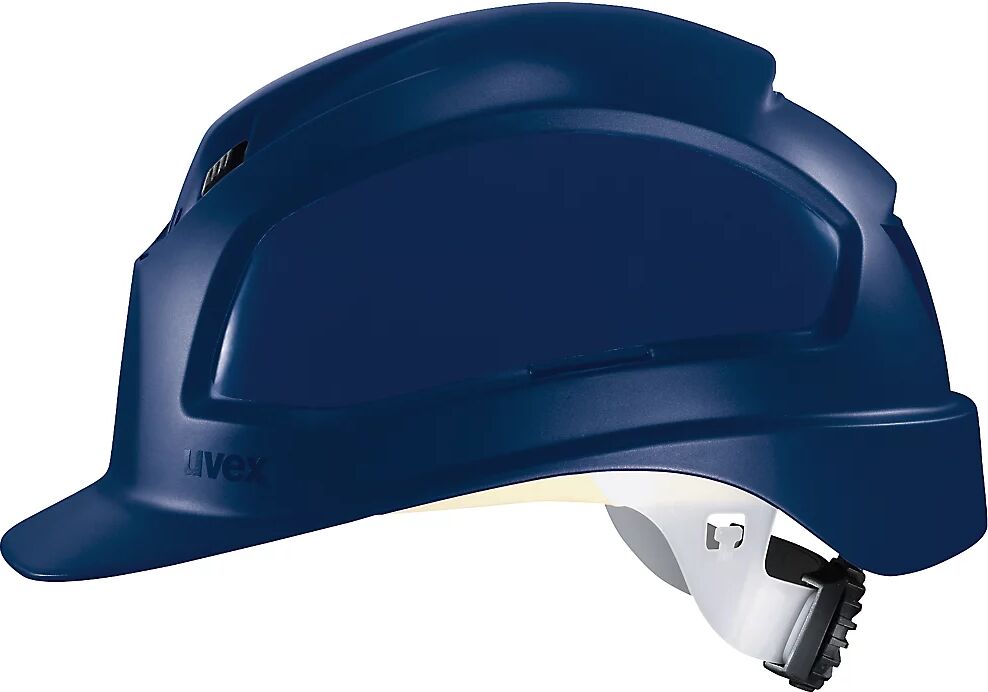 Uvex Casco de protección pheos B-WR, 52 - 61 cm, cinta textil de 6 puntos, azul, a partir de 5 unid.