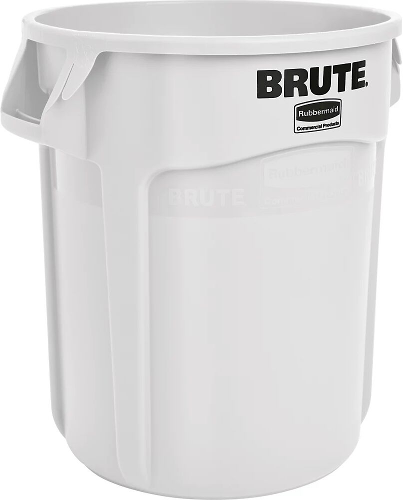 Rubbermaid Contenedor universal BRUTE®, redondo, capacidad 37 l, blanco