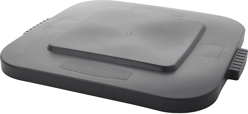 Rubbermaid Tapa plana, cuadrada, para recipientes con capacidad para 105 litros, gris