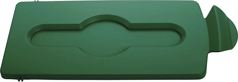 Rubbermaid Elemento de tapa, cerrado, verde