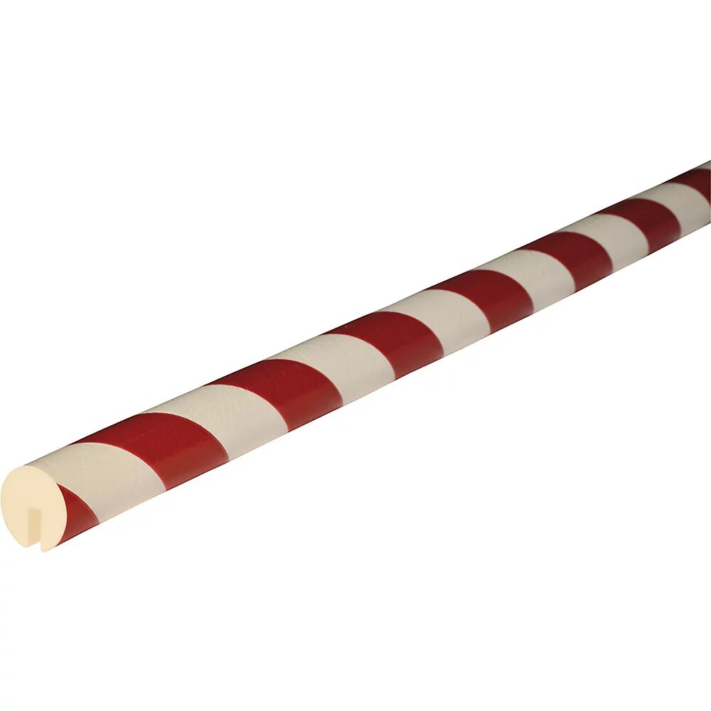 SHG Cantoneras de protección Knuffi®, tipo B, 1 rollo de 50 m, rojo y blanco