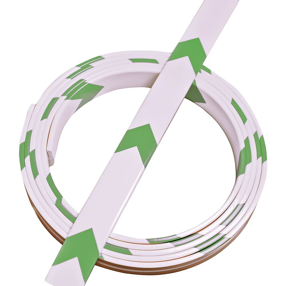 SHG Sistema de señalización Knuffi® ONEWAY, 1 rollo de 5 m, verde y blanco