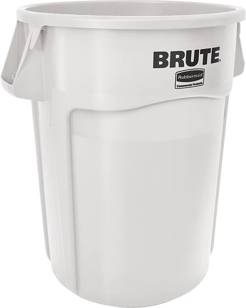 Rubbermaid Contenedor universal BRUTE®, redondo, capacidad 166 l, blanco