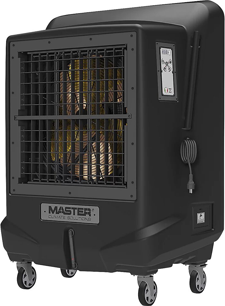 Master Climatizador evaporativo BC 121, 0,5 kW, tamaño de la habitación 250 m², con 4 ruedas giratorias, negro