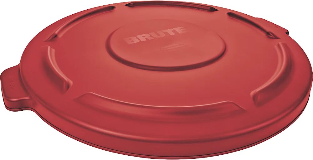 Rubbermaid Tapa BRUTE® con canales de drenaje, para contenedor de 121 litros, rojo