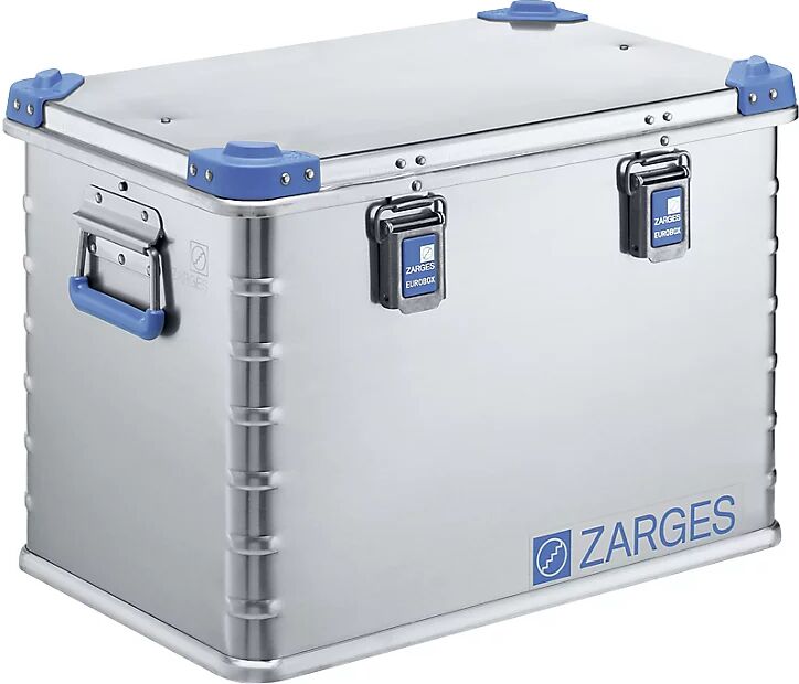 ZARGES Caja universal de aluminio, capacidad 73 l, medidas exteriores LxAxH 600 x 400 x 410 mm