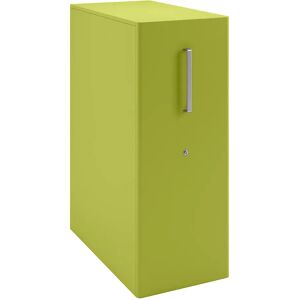 BISLEY Mueble auxiliar Tower™ 4, con cubierta, colocación a la izquierda, 4 baldas, verde