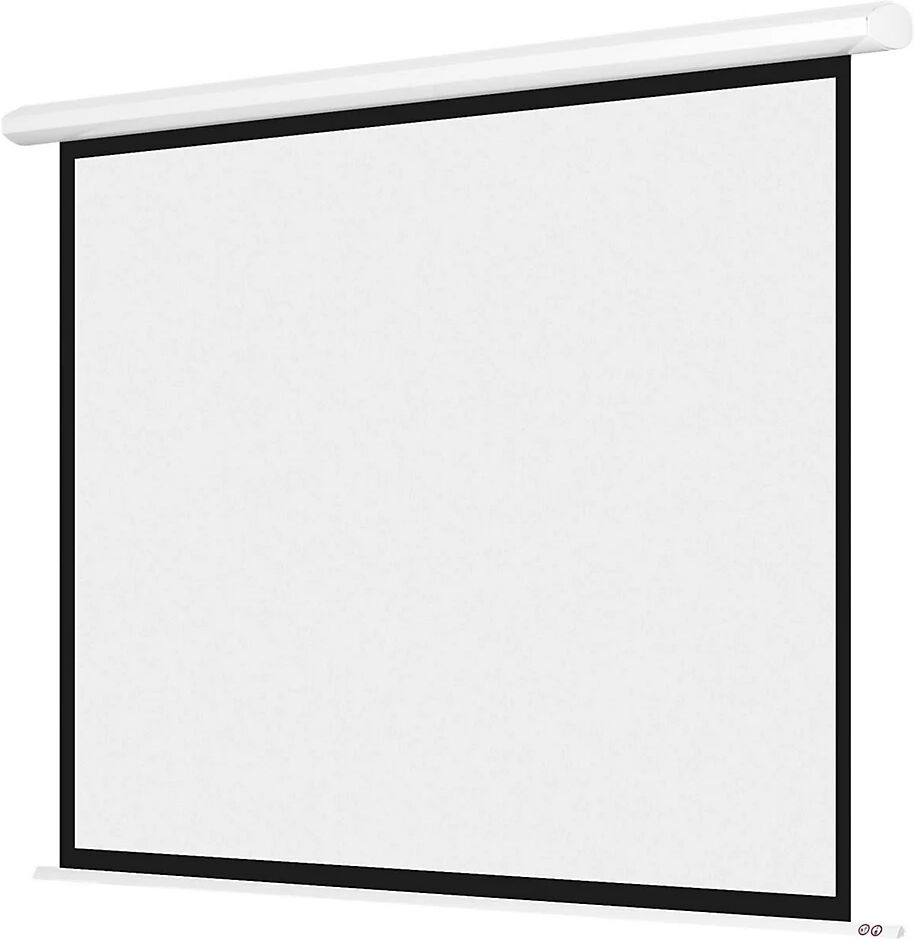 magnetoplan Pantalla de proyección eléctrica CINEFLEX ADVANCED IR, blanca, con mando a distancia, H x A 2400 x 2400 mm, formato 1:1