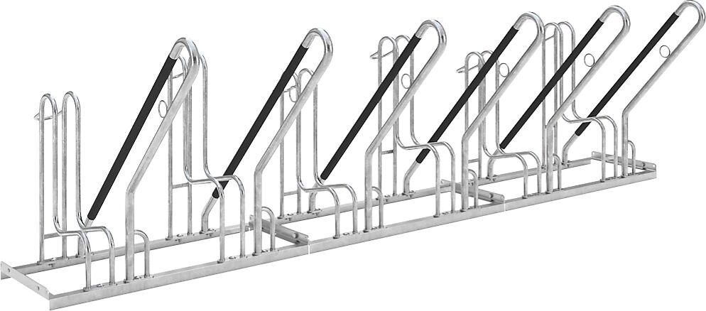 kaiserkraft Aparcabicicletas, modelo 4700 XBF, por un lado, 6 plazas