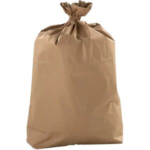 kaiserkraft Bolsas de basura de papel, capacidad 120 l, A x H 700 x 950 mm, marrón, UE 500 unid.