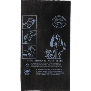 VAR Bolsas para excrementos de perro, PE, capacidad 3,2 l, A x H 330 x 200 mm, negras, UE 2000 unid.