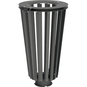 PROCITY Papelera LOFOTEN, capacidad 80 l, gris