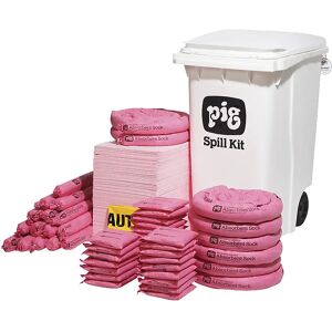 PIG Kit de emergencia rodante, grande, modelo para sustancias químicas, absorbe 263,5 l