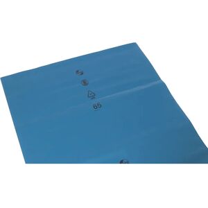 kaiserkraft Bolsas de PEBD para residuos pesados, 120 l, A x H 700 x 1100 mm, grosor del material 200 µm, azul, UE 100 unid.