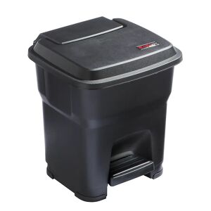 rothopro Colectores de residuos con pedal HERA, capacidad 35 l, A x H x P 390 x 440 x 390 mm, negro
