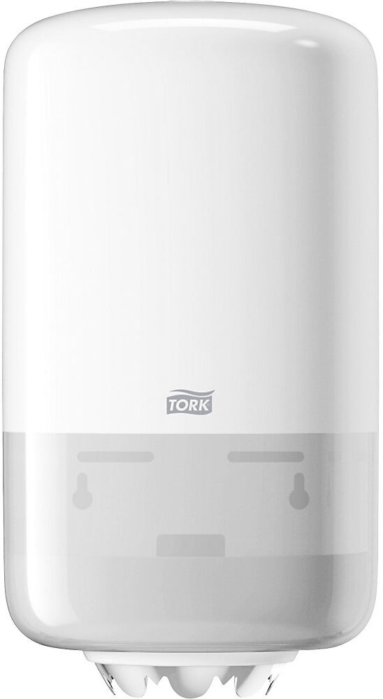 TORK Dispensador de toallas y paños de limpieza con desbobinado interior, H x A x P 321 x 174 x 165 mm, de plástico, blanco, a partir de 4 unid.