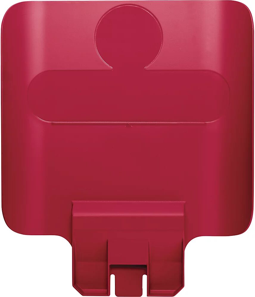 Rubbermaid Placa indicativa, H x A x P 298,45 x 44,45 x 361,95 mm, rojo