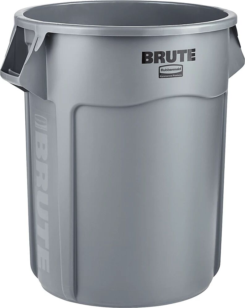 Rubbermaid Contenedor universal BRUTE®, redondo, capacidad 208 l, gris