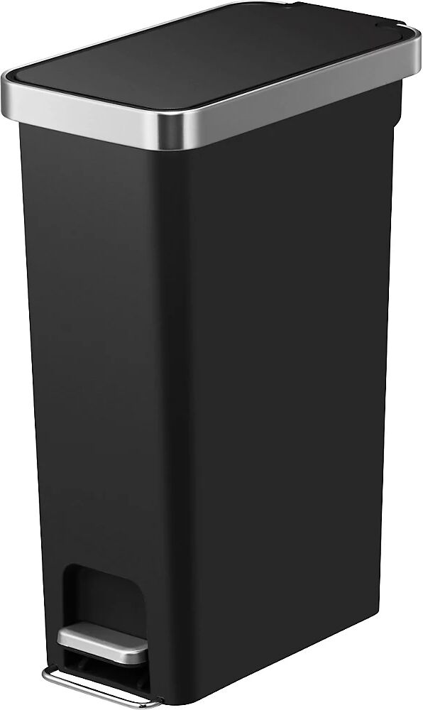 EKO Cubo con pedal Hana Slim, capacidad 40 l, A x H x P 265 x 645 x 455 mm, negro