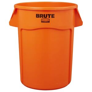 Rubbermaid Contenedor universal/recipiente multiusos BRUTE®, redondo, capacidad aprox. 121 l, naranja