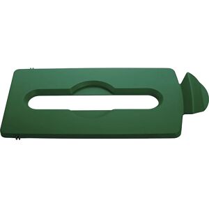 Rubbermaid Elemento de tapa, ranura de introducción, verde