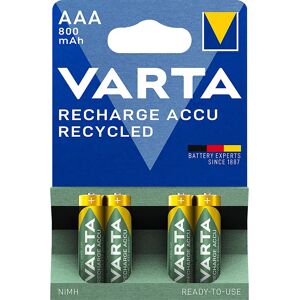 Varta Batería recargable, AAA, 800 mAh, UE 4 unid., a partir de 10 UE