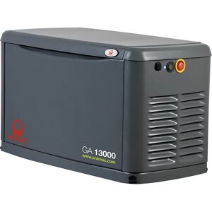 Pramac Generador eléctrico a gas, potencia de emergencia 13.000 VA, 230 V, 1 fase, 12 kW