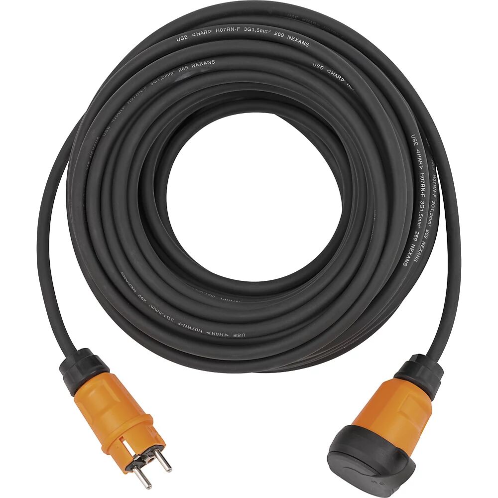 Brennenstuhl Cable alargador para exteriores professionalLINE IP44, negro, longitud 10 m
