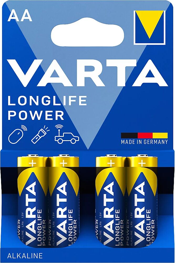 Varta Batería LONGLIFE Power, tamaño AA, UE 4 unid., a partir de 20 UE