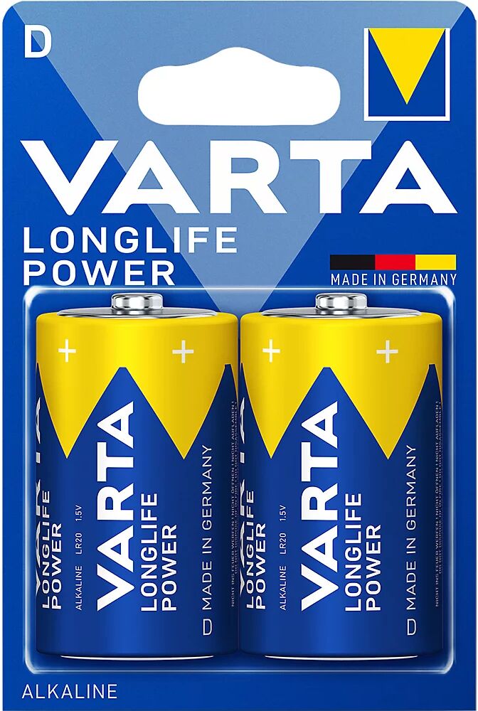 Varta Batería LONGLIFE Power, tamaño D, UE 2 unid., a partir de 10 UE